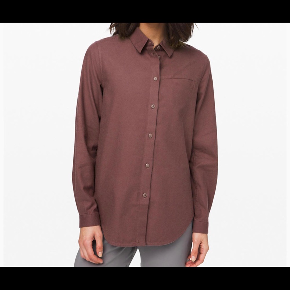 lululemon Full Day Shirt Sz 8